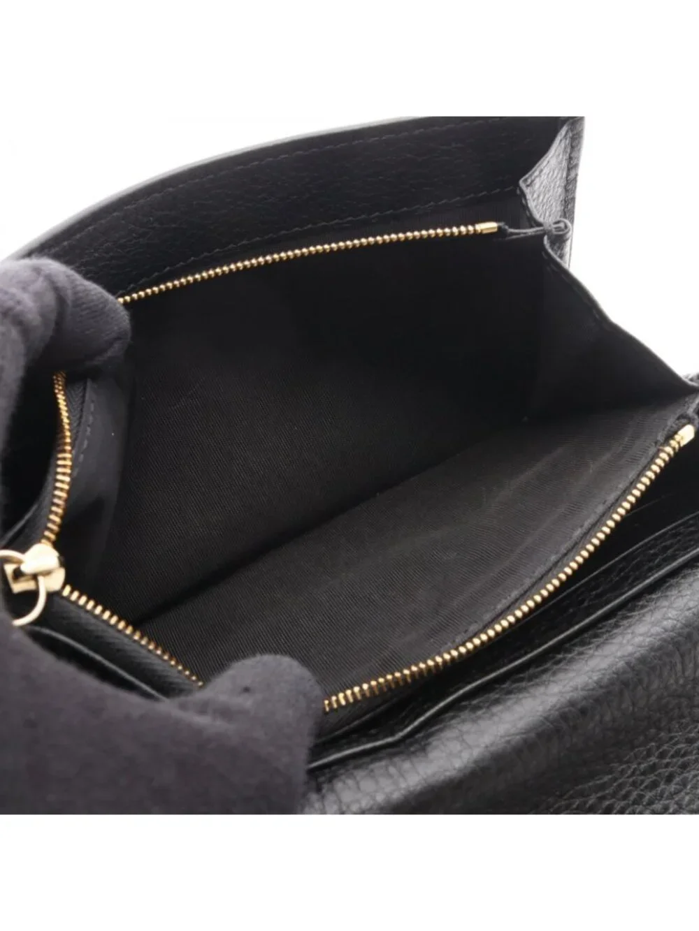 Gucci Bifold Wallet GG Emblem Continental Black Leather - Picture 5 of 8